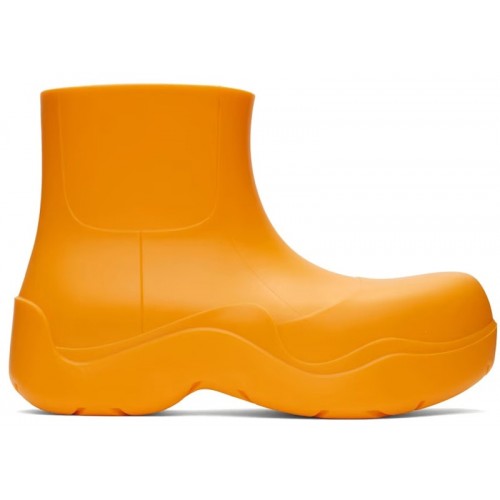 Bottega Veneta Puddle Ankle Boots Tangerine - мужская сетка размеров