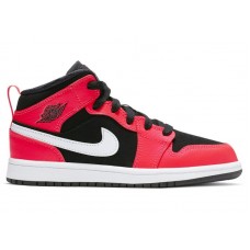 Детские Jordan 1 Mid Black Infrared 23 (PS)