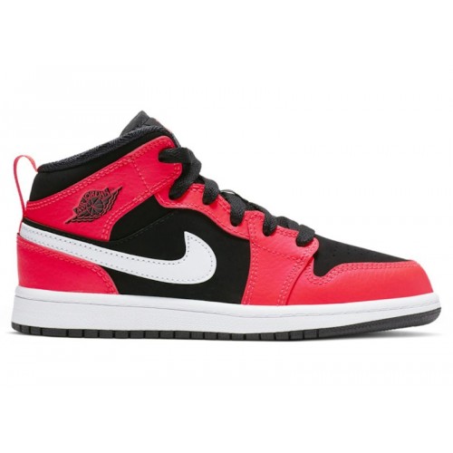 Air Jordan 1 Mid PS Black Infrared 23 - детская сетка размеров