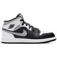 Детские кроссовки Jordan 1 Mid White Shadow (PS)