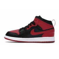 Детские Jordan 1 Mid Banned (2020) (PS)
