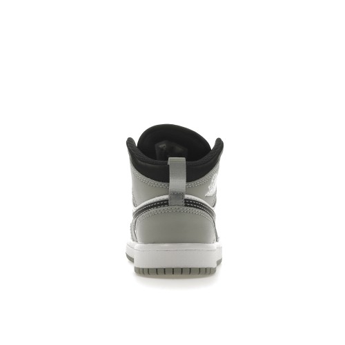 Кроссы Jordan 1 Mid Light Smoke Grey (2022) (PS) - подростковая сетка размеров