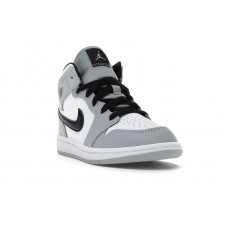 Детские Jordan 1 Mid Light Smoke Grey (PS)