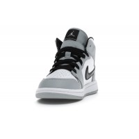 Детские Jordan 1 Mid Light Smoke Grey (PS)