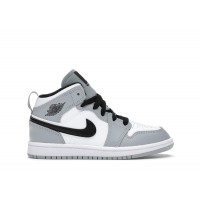 Детские Jordan 1 Mid Light Smoke Grey (PS)