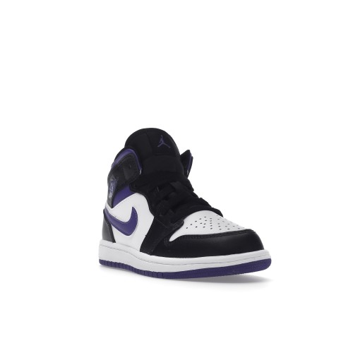 Кроссы Jordan 1 Mid Dark Iris (PS) - подростковая сетка размеров