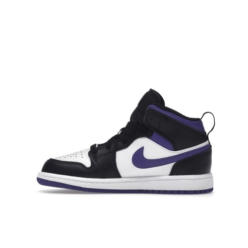 Кроссы Jordan 1 Mid Dark Iris (PS) - подростковая сетка размеров