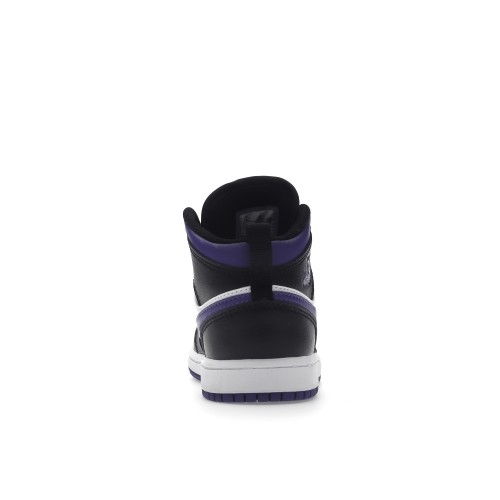 Кроссы Jordan 1 Mid Dark Iris (PS) - подростковая сетка размеров
