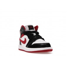 Детские Jordan 1 Mid Gym Red Black White (PS)