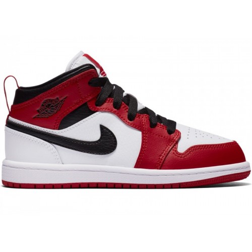 Кроссы Jordan 1 Mid Chicago (2020) (PS) - подростковая сетка размеров