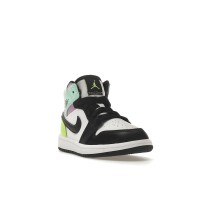 Детские Jordan 1 Mid Pastel Black Toe (PS)