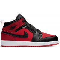 Детские Jordan 1 Mid Gym Red Black (PS)