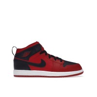 Детские кроссовки Jordan 1 Mid Reverse Bred (PS)