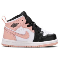 Малышам Jordan 1 Mid Arctic Orange Black Toe (TD)