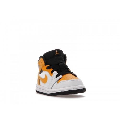 Air Jordan 1 Mid TD University Gold - детская сетка размеров