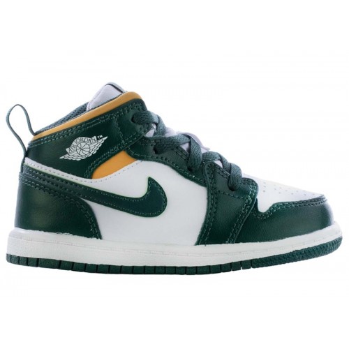 Air Jordan 1 Mid TD Sonics - детская сетка размеров