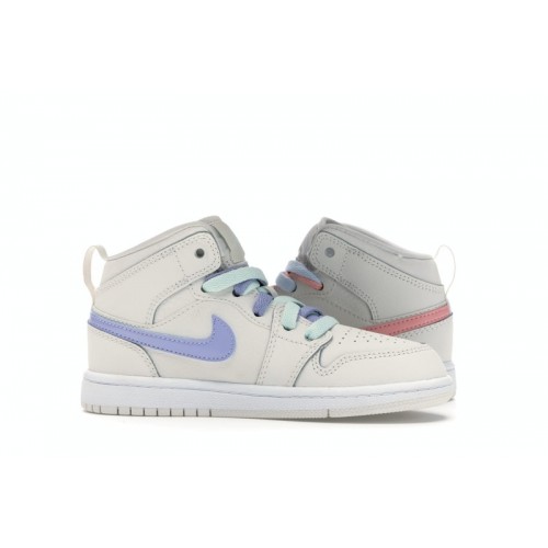 Air Jordan 1 Retro Mid GP Phantom - детская сетка размеров