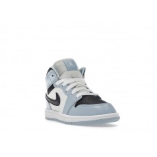 Детские Jordan 1 Mid Ice Blue (2022) (PS)