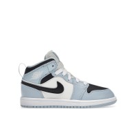 Детские кроссовки Jordan 1 Mid Ice Blue (2022) (PS)