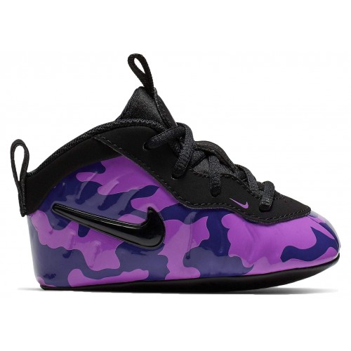 Кроссы Nike Little Posite Pro Crib Purple Camo (I) - мужская сетка размеров