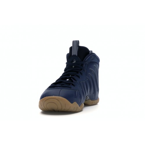Кроссы Nike Air Foamposite One Navy Gum (GS) - подростковая сетка размеров