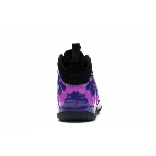 Кроссы Nike Air Little Posite Pro Purple Camo (GS) - подростковая сетка размеров
