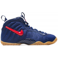 Подростковые кроссовки Nike Air Foamposite Pro Blue Void University Red (GS)