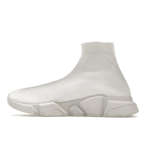 Кроссы Balenciaga Speed Graffiti Trainers White Black - мужская сетка размеров