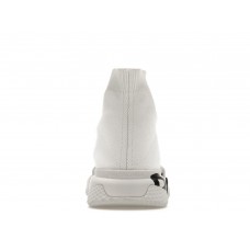 Кроссовки Balenciaga Speed Graffiti Trainers White Black