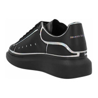 Alexander McQueen Oversized Black Silver Holo