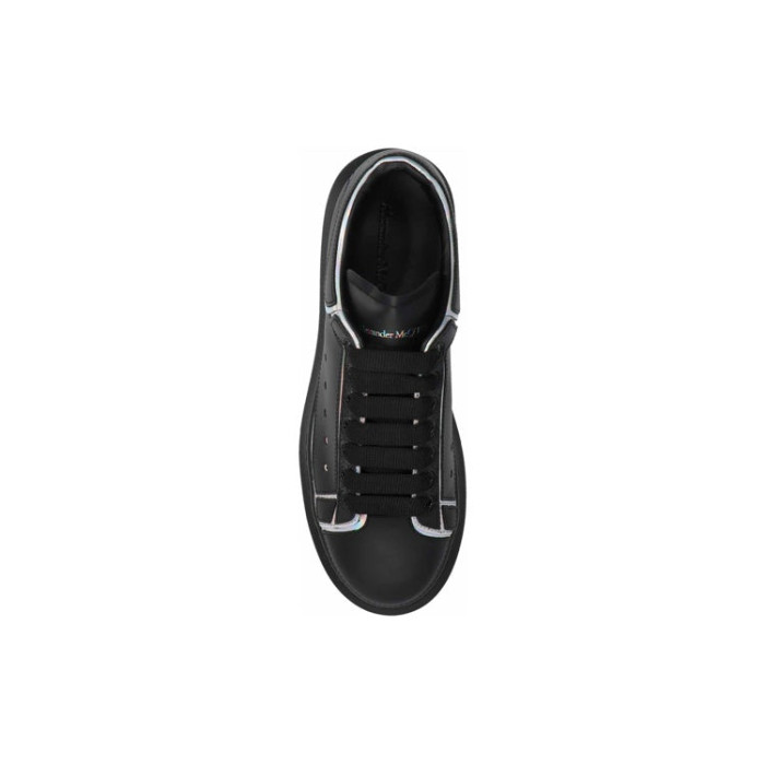 Alexander McQueen Oversized Sneaker Black Silver Holo - мужская сетка размеров Alexander McQueen Oversized Sneaker Black Silver Holo - мужская сетка размеров