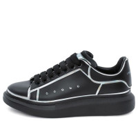 Alexander McQueen Oversized Black Silver Holo