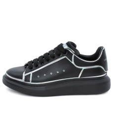 Alexander McQueen Oversized Black Silver Holo