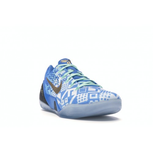 Кроссы Nike Kobe 9 EM Low Hyper Cobalt - мужская сетка размеров
