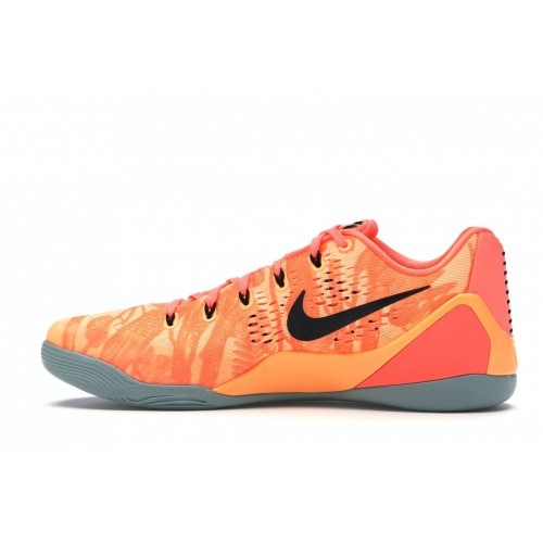 Кроссы Nike Kobe 9 EM Low Peach Mango - мужская сетка размеров