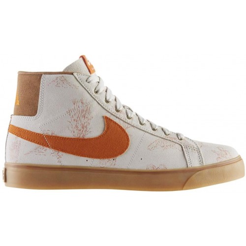 Мужские кроссовки Nike SB Blazer Canvas Light Brown