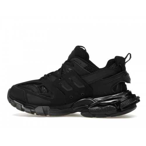 Кроссы Balenciaga Track Clear Sole Black (W) - женская сетка размеров