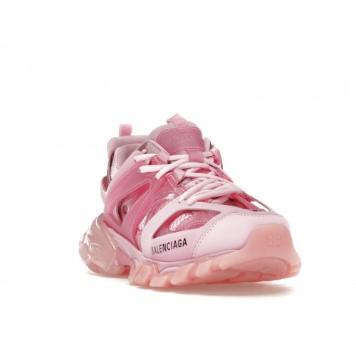 Кроссы Balenciaga Track Clear Sole Pink (W) - женская сетка размеров