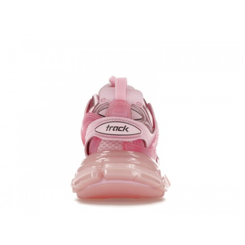 Кроссы Balenciaga Track Clear Sole Pink (W) - женская сетка размеров