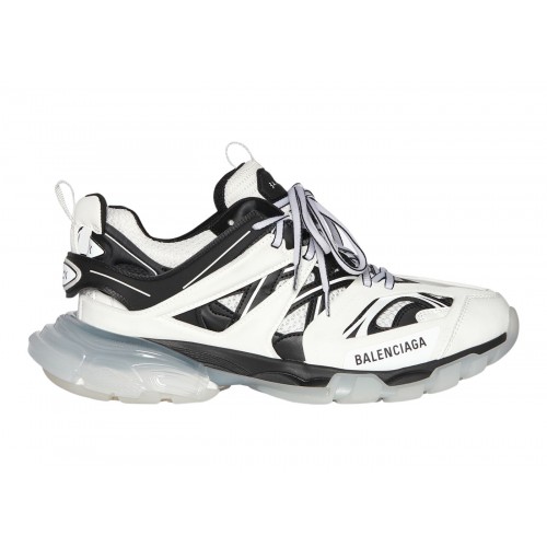 Кроссы Balenciaga Track Clear Sole White/Black (W) - женская сетка размеров