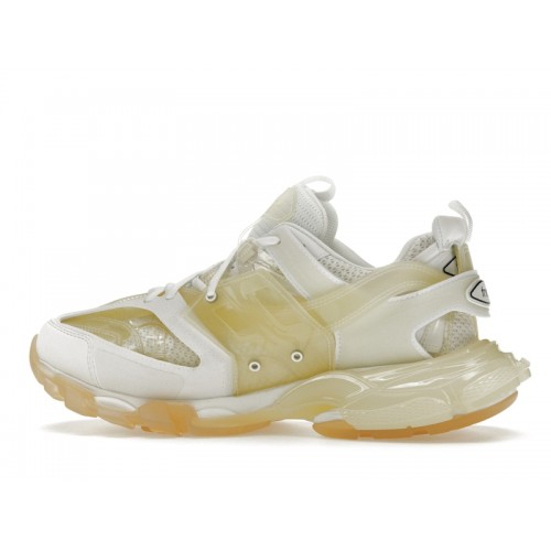 Кроссы Balenciaga Track Clear Sole White - мужская сетка размеров