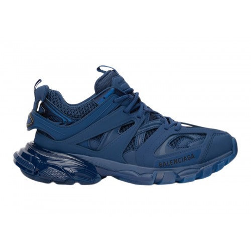 Кроссы Balenciaga Track Clear Sole Dark Navy - мужская сетка размеров