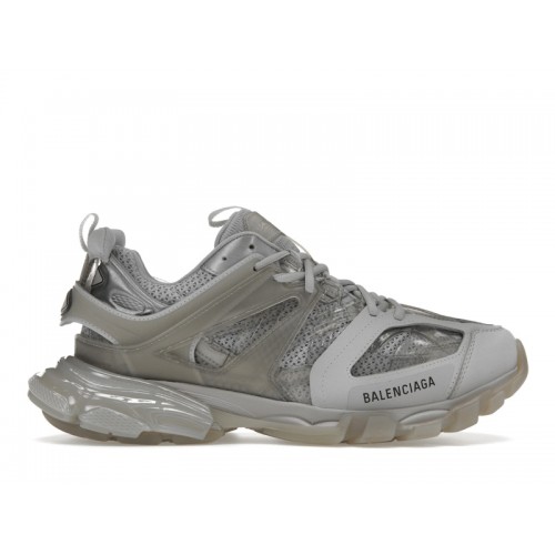 Кроссы Balenciaga Track Clear Sole Gray - мужская сетка размеров