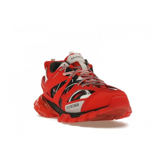 Кроссы Balenciaga Track Clear Sole Red - мужская сетка размеров