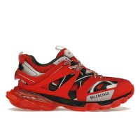 Кроссовки Balenciaga Track Clear Sole Red