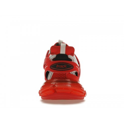 Кроссы Balenciaga Track Clear Sole Red - мужская сетка размеров