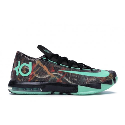 Кроссы Nike KD 6 NOLA Gumbo League Illusion - мужская сетка размеров