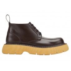 Bottega Veneta The Bounce Swell Ankle Boot Brown