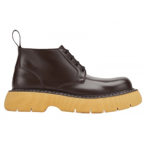 Bottega Veneta The Bounce Swell Ankle Boot Brown - мужская сетка размеров