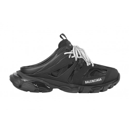 Кроссы Balenciaga Track Mule Black (W) - женская сетка размеров